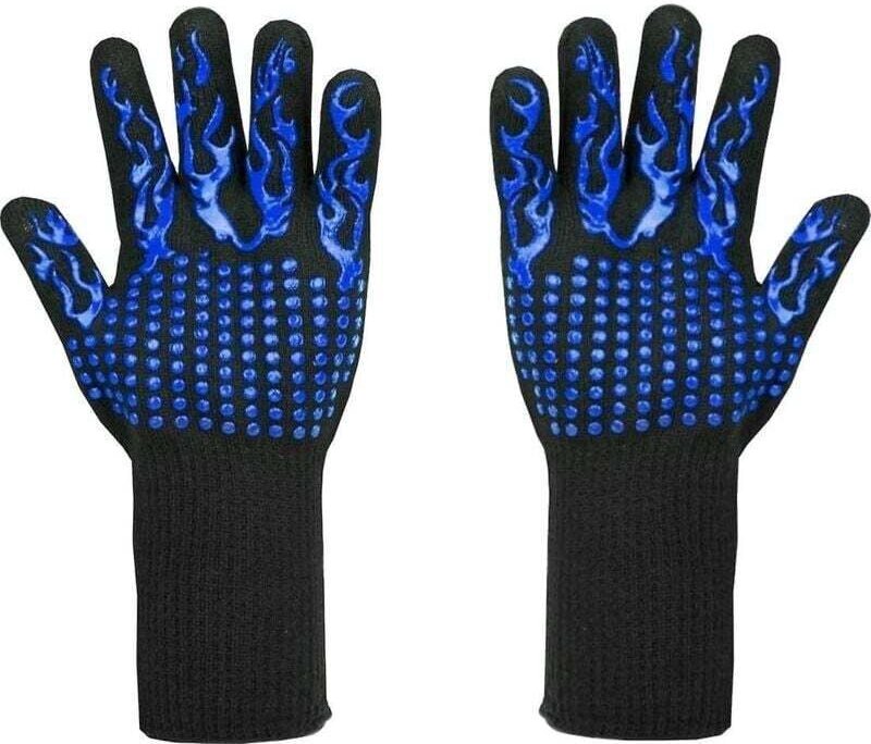 Thumbnail - CHOYCLIT Grillhandschuhe, hitzebeständig bis 800 °C – Schnittfeste Handschuhe der Stufe L5 – Premium-Ofenhandschuhe zum ...