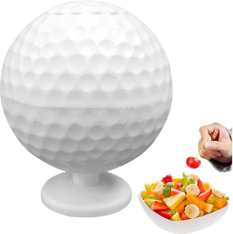 Automatischer Zahnstocherspender Automatischer Golfball-Zahnstocherhalter Automatische Zahnstocherbox für Zuhause, Küche...