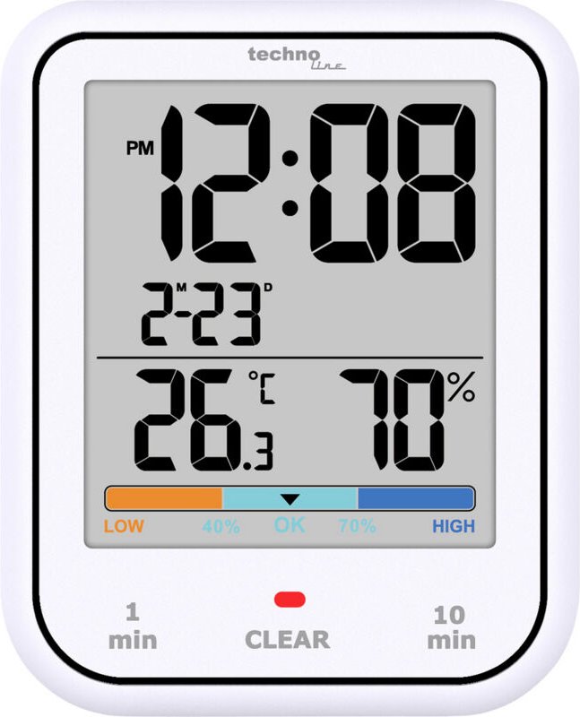 Techno Line WT380 Duschtimer Apple Watch Weiß digital