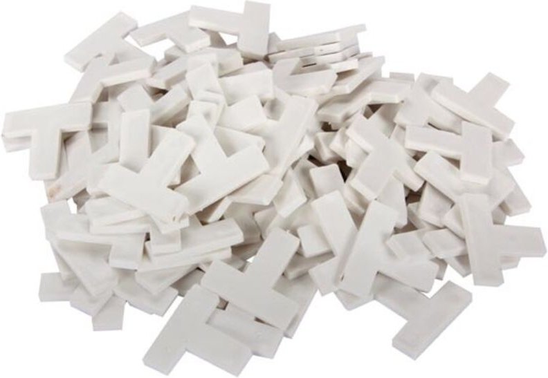 Fugenkreuze - t-stück - 10 mm - 100 St.