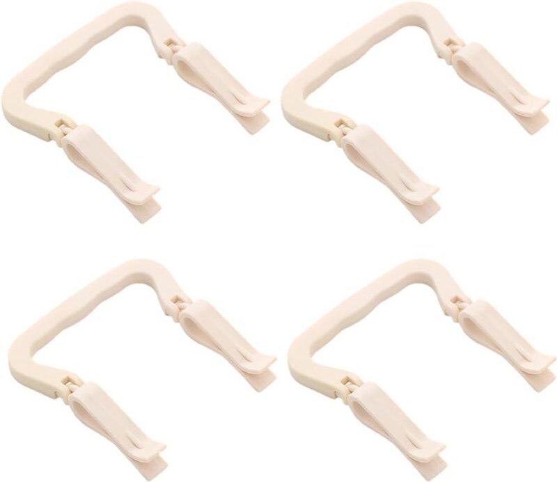 Lntyq - Stücke Müllsackhalter Clip Müllverschluss Kunststoff Clip Klemmhalter für Küche Mülleimer Mülltonne Clip