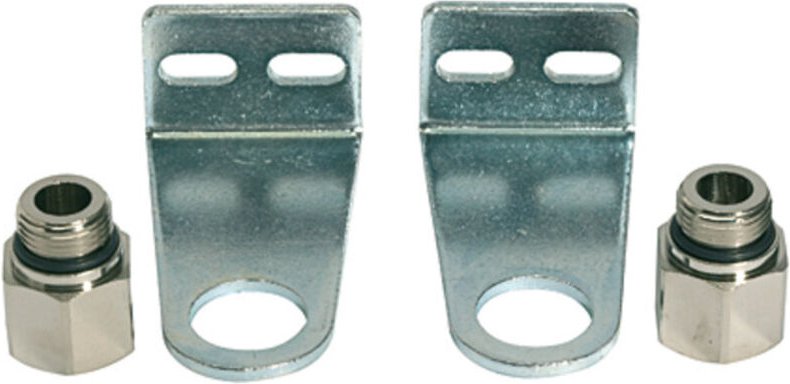 Riegler - Haltewinkelsatz für Wegeventile, Höhe 30,0 mm, g 1/8