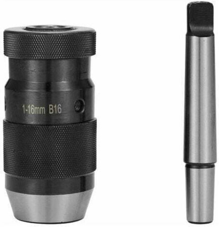 MT2-B16 Schaft integriertes Bohrfutter + 1–16 mm B16 selbstspannendes Bohrfutter