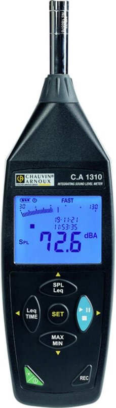 Schallpegel-Messgerät Datenlogger c.a 1310 30 - 130 dB 20 Hz - 8 kHz Micro-USB, Klin - Chauvin Arnoux