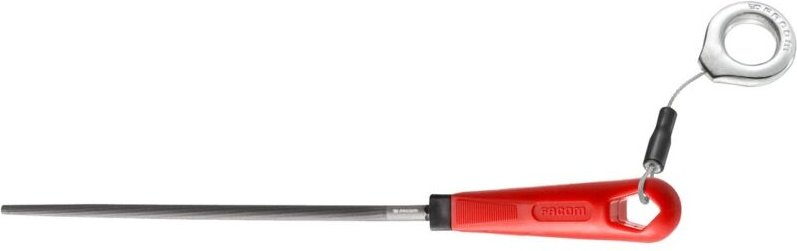 FACOM Rundfeile, Hieb 2, mit Heft SLS