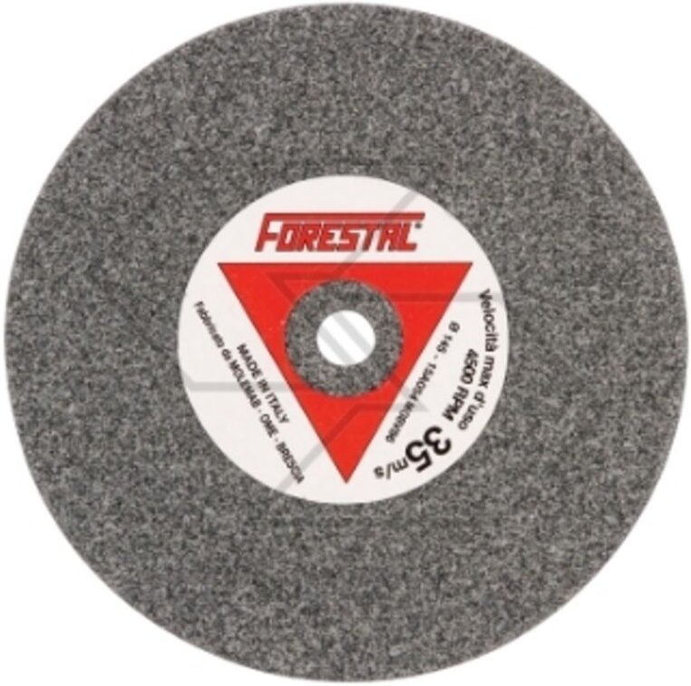 Satz mit 5 Scheiben grau gefärbte Schleifscheiben mittlerer Körnung für Kettensägenschärfer R315562