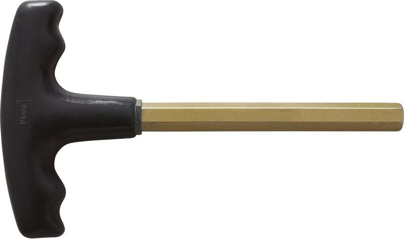 BRONZEplus Innensechskant-Winkelstiftschlüssel mit T-Griff 4 mm