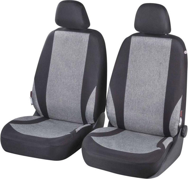 Walser - Autositzbezug Melange grau-schwarz