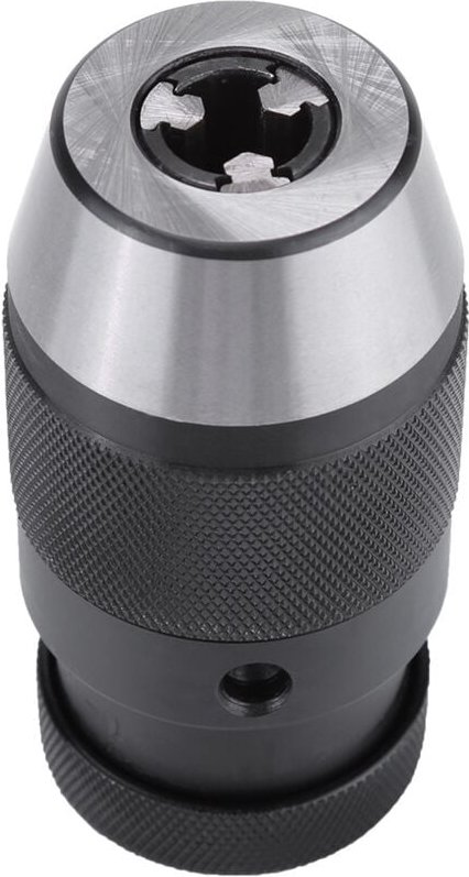 Mandrin de perceuse robuste 1 pc 0-13mm 1/2 mandrin auto-serrant en acier sans clé B16 pour tour perceuse électrique man...