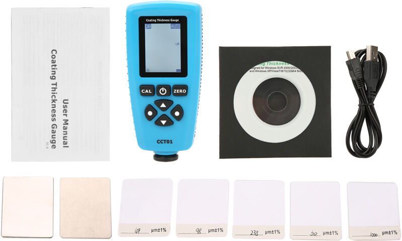 CCT01 Digitales automatisches Schichtdickenmessgerät, magnetisches Wirbelstromsondenmessgerät