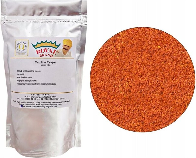 Carolina Reaper Chilischoten gemahlen scharf 10g Weltrekord 17