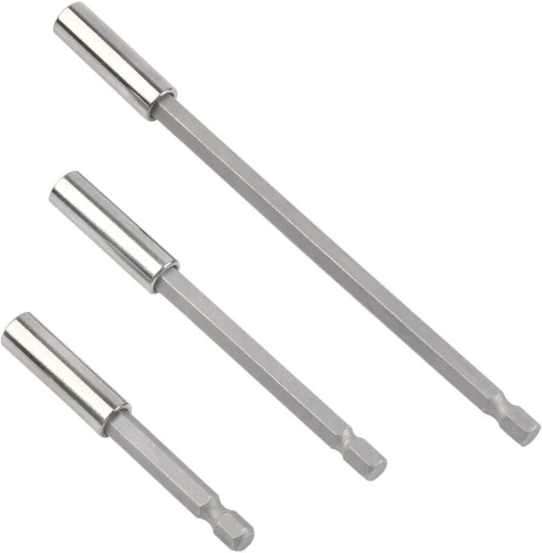 Magnetischer Sechskantschraubendreher für Bohrer, magnetischer Bithalter, 3 verschiedene Größen