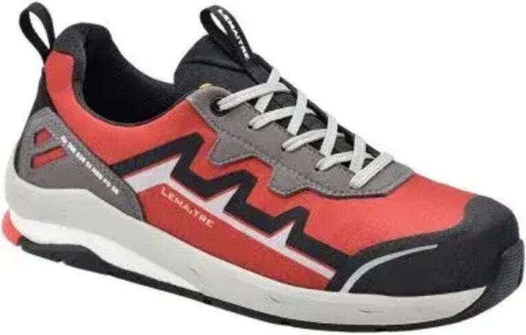 Sicherheitsschuhe flach AIR 200 S3S ESD SR - Rot 37