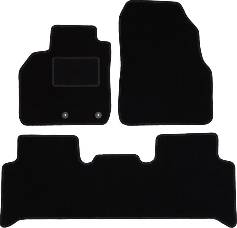 Thumbnail - Schwarze Veloursmatten für: Renault Grand Scenic II Minivan (2003-2009)