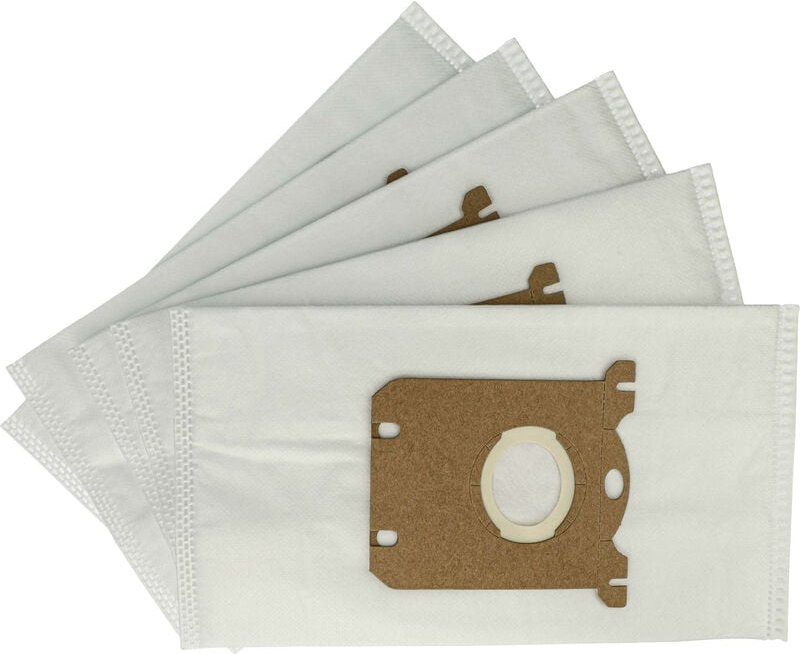 5x Staubsaugerbeutel kompatibel mit Electrolux Clario2 ZP3505 - ZP3530 Staubsauger - Mikrovlies / Pappe, 29cm x 16cm Wei...