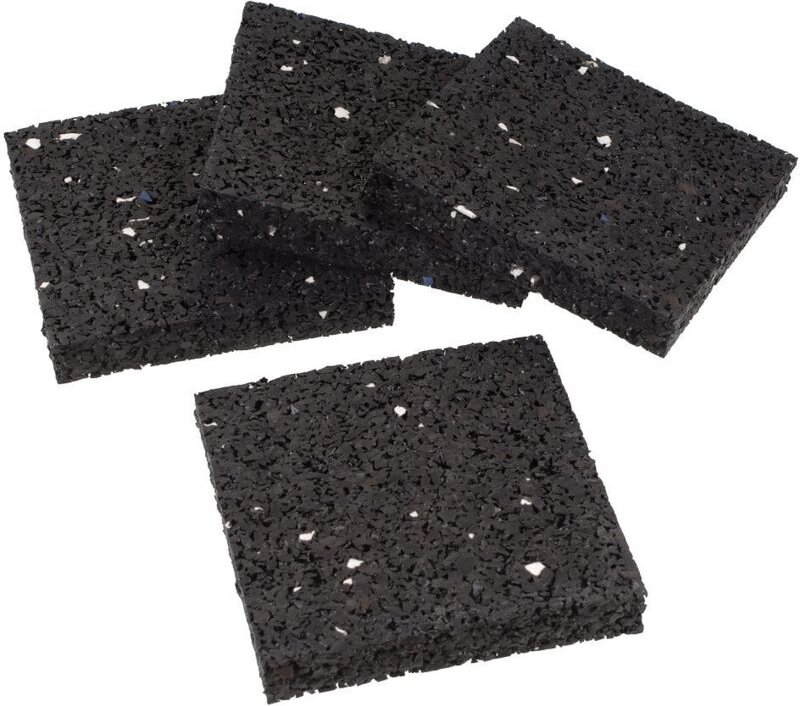 Masidef - Cornat Allzweck-Unterlage / Dämmunterlage 4 Stück, 10 x 10 cm Dichtungen