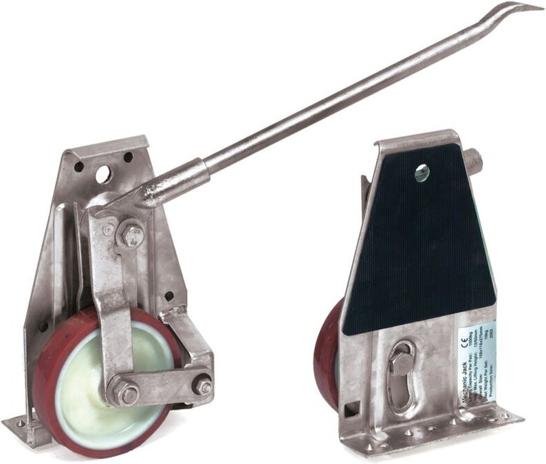 Hubrollen, mit Hebelstange, Tragkraft 1 to. - Fetra