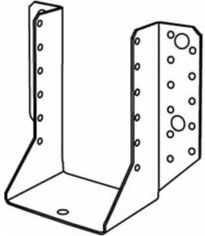 FP - art 81501 Balkenschuh Stahl Typ a 50 x 105 sendzimirverzinkt fs 25 Stk