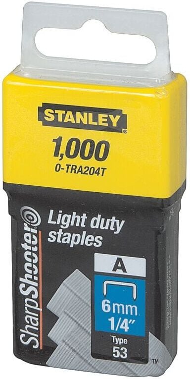 Klammern Typ a 10mm 1000 Stück - Stanley