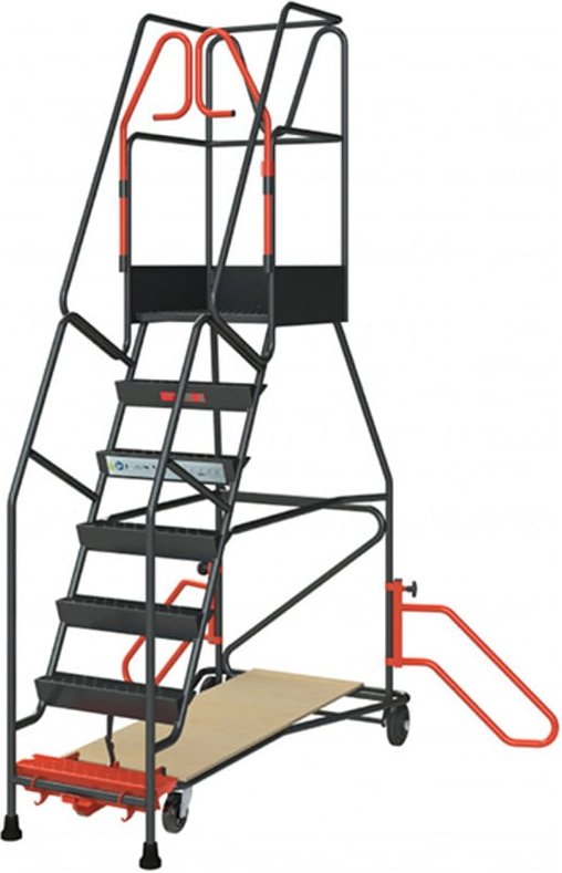 Matisère - Mobile Stehleiter 7 Stufen - Maximale Arbeitshöhe 3.62m - 830008812