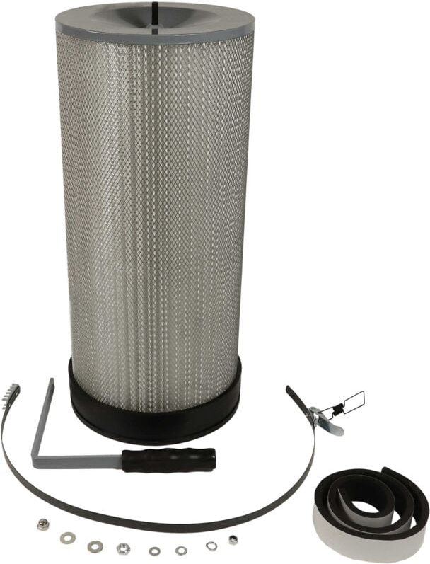 Thumbnail - Feinstaubfilter kompatibel mit Holzmann ABS850 Absauganlage - Feinstaub-Filterpatrone mit Reinigungsbürste - Vhbw