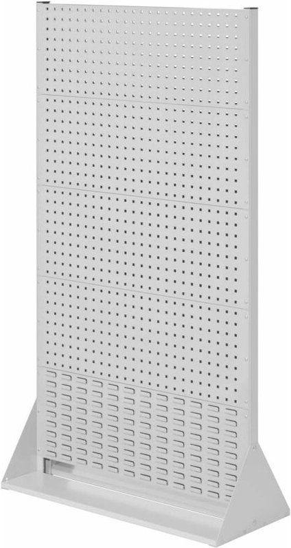 Kappes ®RasterPlan Stellwände doppelseitig Größe 5 - 8x Lochplatten 2x Schlitzplatten Lichtgrau RAL 7035