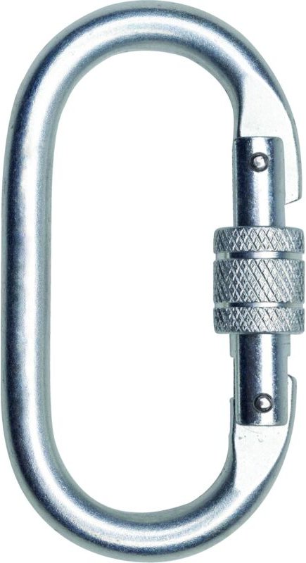 Säckchen mit 5 selbstsichernden Haken 18 mm x 0,108 m Stahl