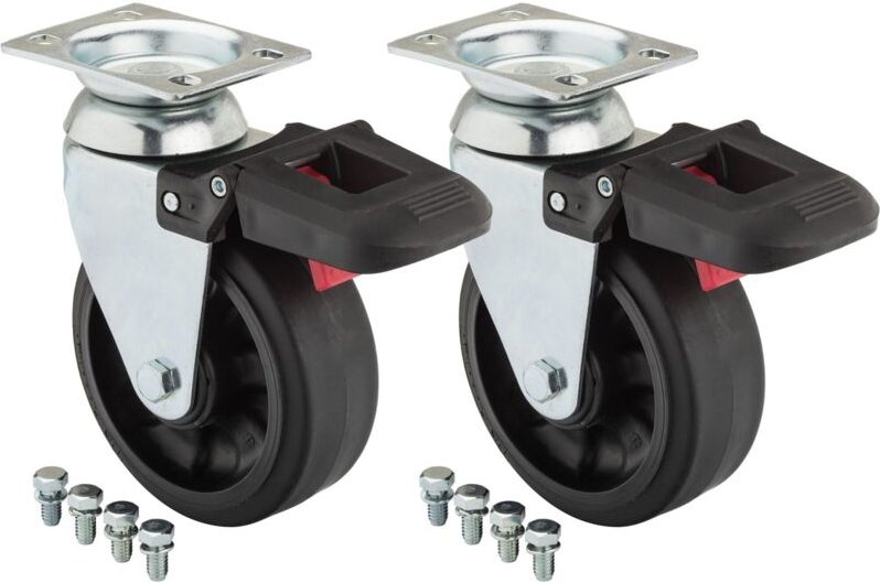 Lenkrolle (Paar), für Werkstattwagen Series xl, Series xl Spezial und Werkbänke, Anzahl Werkzeuge: 2 - Vigor