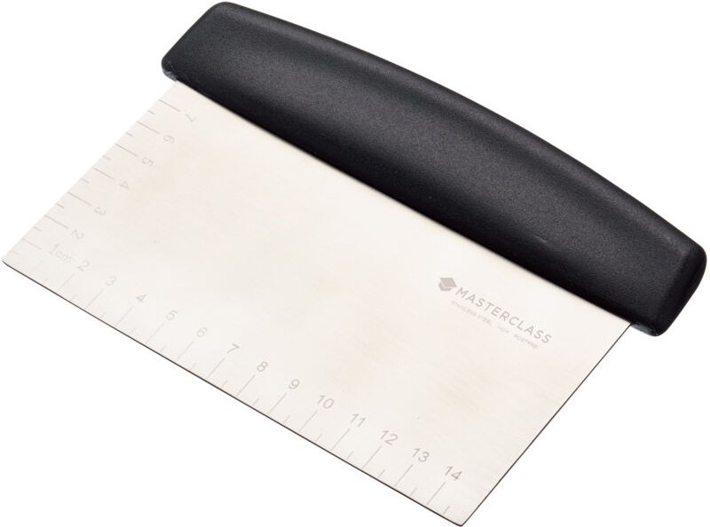 MasterClass Schaber und Schneidegerät de Masa, Edelstahl, Silber, 15 x 7,5 cm
