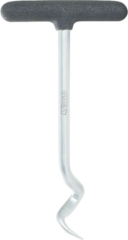 T-Griff Hakenwerkzeug, S-Form klein, 120mm