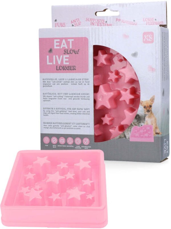 Eat slow live longer star pink xs