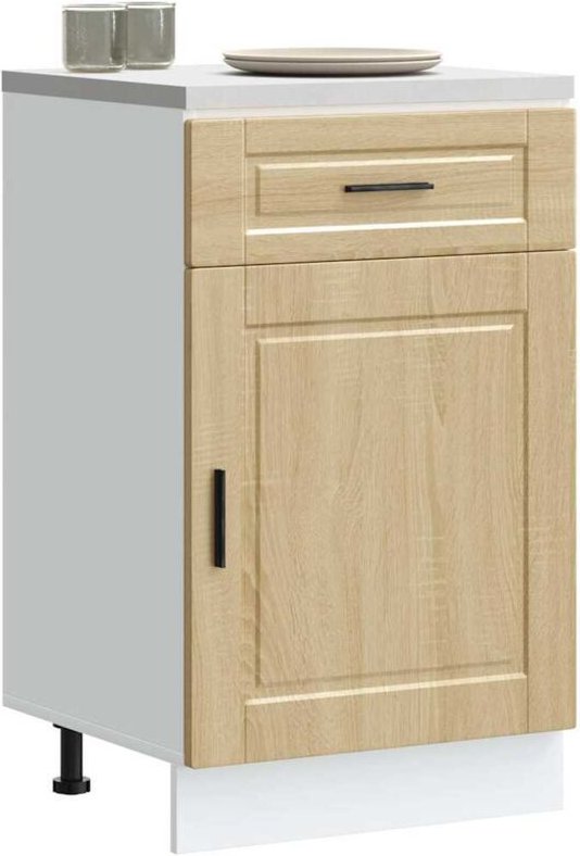 Küchenunterschrank Porto Sonoma-Eiche Holzwerkstoff - Vidaxl