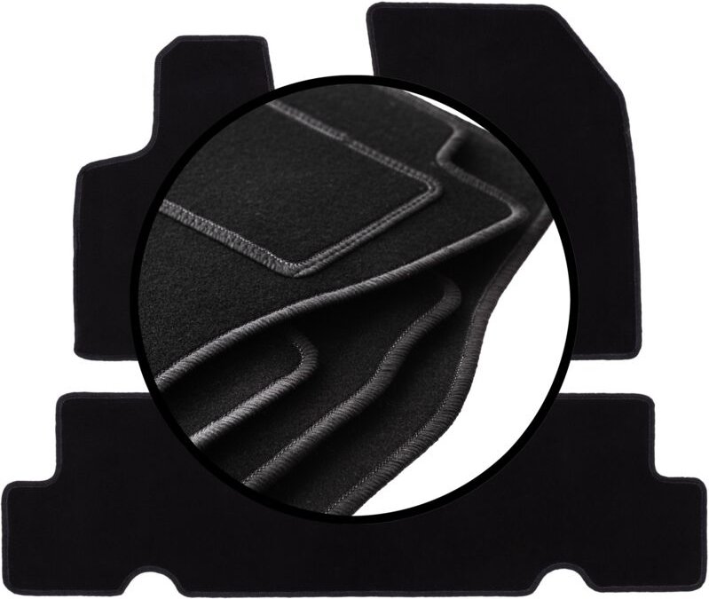 Kompletter Satz Veloursmatten für: Citroen C4 Grand Picasso II Minivan (2013-)