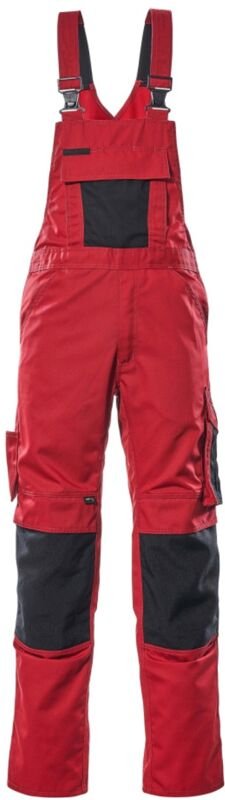 Unique Latzhose Augsburg Gr. 27 rot/schwarz - Mascot