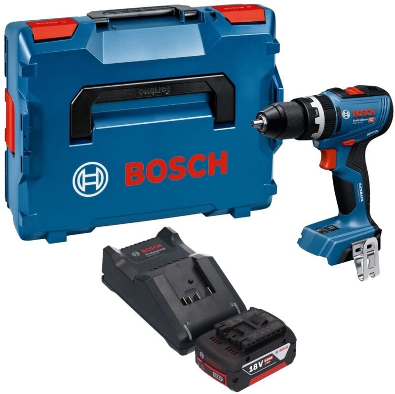 Thumbnail - Bosch GSB 18V-65 Professional Akku Schlagbohrschrauber 18 V 65 Nm Brushless + 1x Akku 5,0 Ah + Ladegerät + L-Boxx