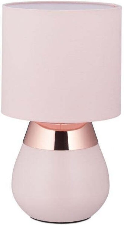 Nachttischlampe mit touchfunktion rosa