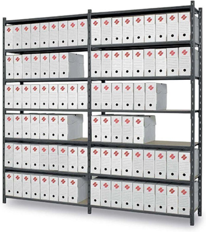 Regale für Büros - Offene Leiter - nächstes Element : - 2000x1000x300mm - Nur mit einem Startmodul verwendbar. - RAYARCH...