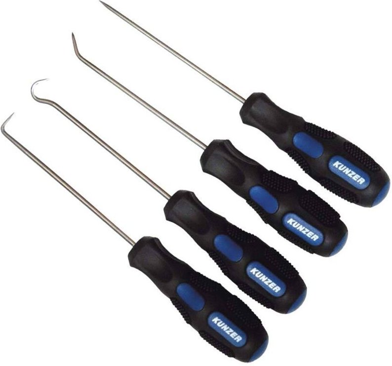 7SH04 Stech- u. Hakenwerkzeug, 4-teilig - Kunzer