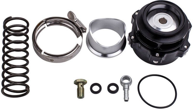 50MM v-band Turbo Charger Blow Off Valve bov dump valve with 2 Springs new50MM v-band Turbo Charger Blow Off Valve bov d...