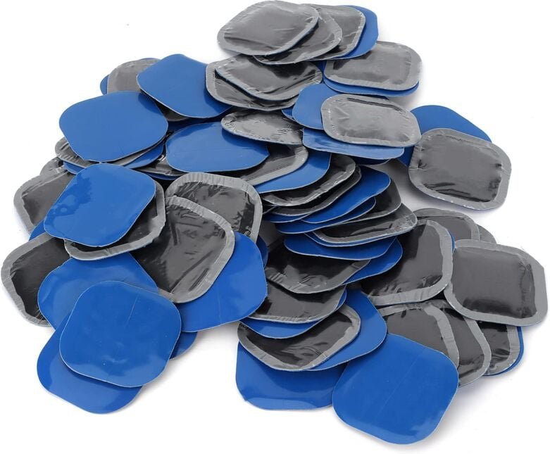 Universal-Reparaturflicken für Reifenpannen, 45 x 45 mm, für Auto und Motorrad, 80 Stück