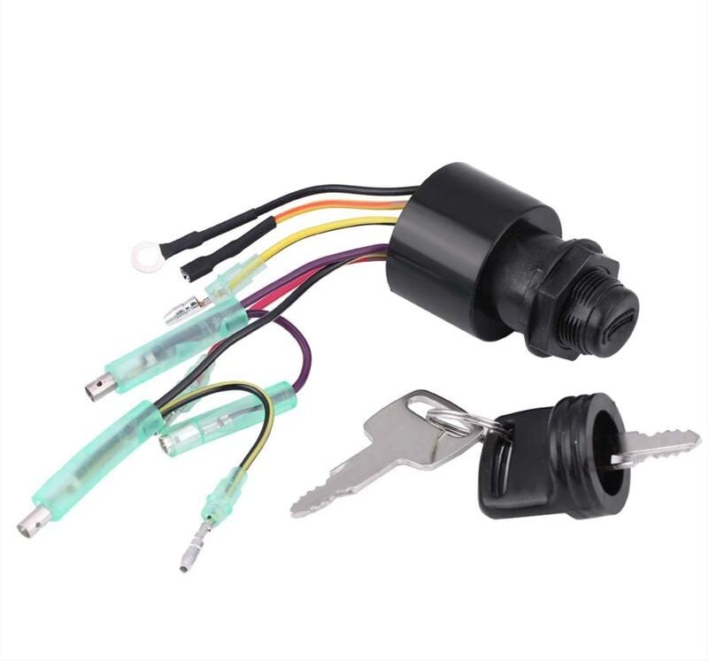 Zoternen - Zündschloss, Boat Zündschlüsselschalter Baugruppe für Outboard Remote Control Box 87-17009A5 popular