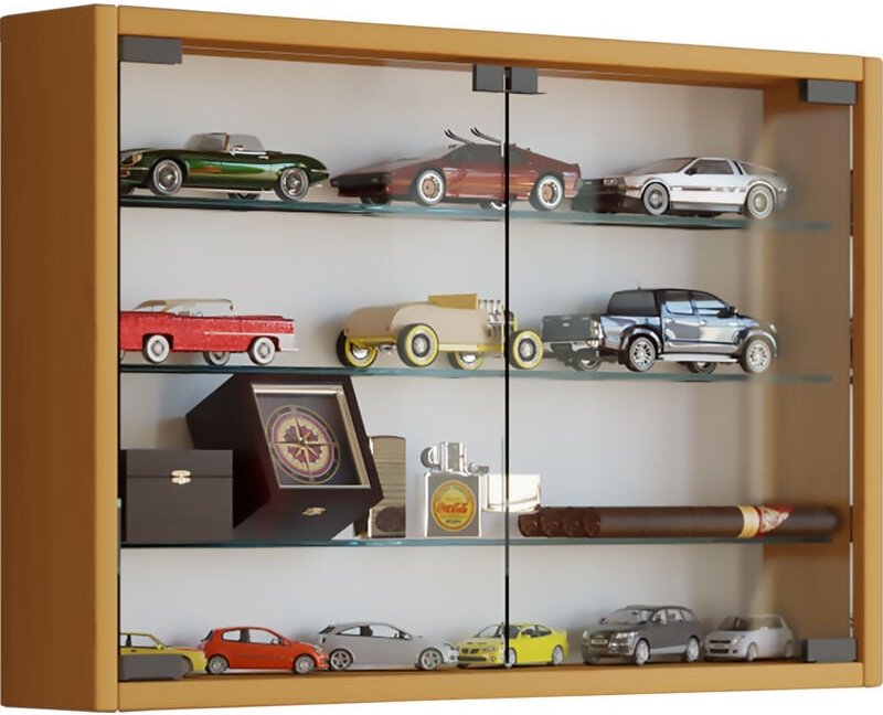 Thumbnail - Hängevitrine Wandvitrine Glas Mandosa m