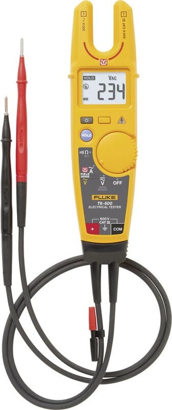 T6-600/EU Hand-Multimeter, Elektrotester digital cat iii 600 v Anzeige (Counts): 2000 - Fluke