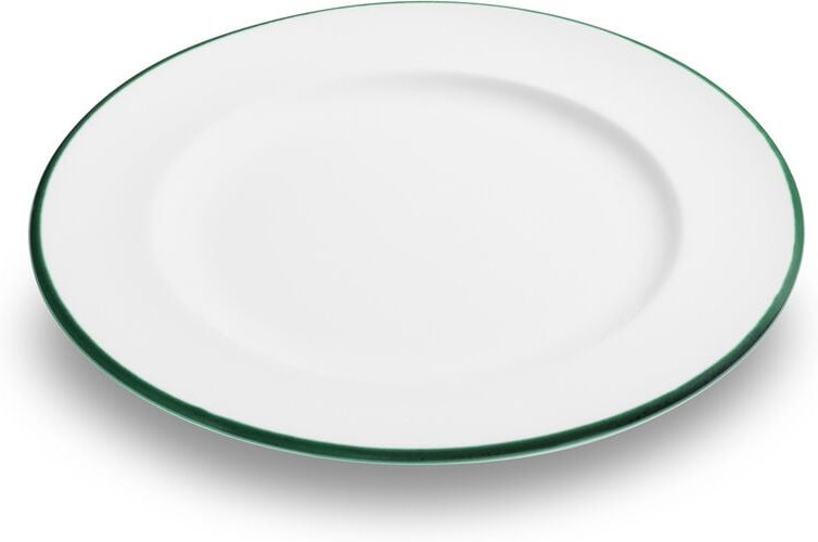 Thumbnail - Gmundner Keramik - Grüner Rand, Dessertteller Gourmet (ø 22cm)