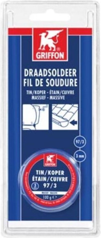 Griffon - lötdraht - zinn/kupfer - 97/3