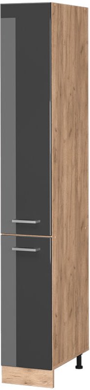 Vicco - Apothekerschrank R-Line, Anthrazit Hochglanz, 30 cm