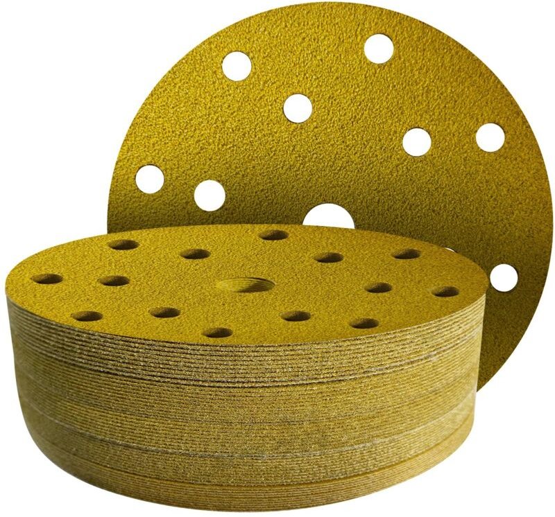 45 Stück 150 mm Schleifscheiben, Körnung 60 – 150 mm Schleifscheibe 15 Löcher für 150 mm Exzenterschleifer