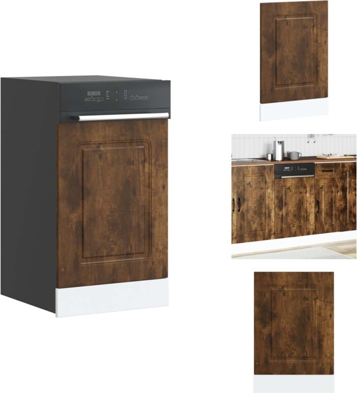 Geschirrspülerblende Kalmar Räuchereiche 45x1,5x67 cm - Geschirrspülerblende - Geschirrspülerblenden - Geschirrspüler Fr...