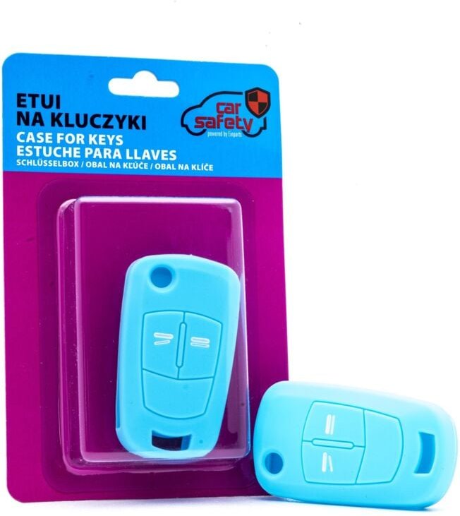 Silikonhüllen Schlüsselanhänger Cover BRIGHT SKY für Opel