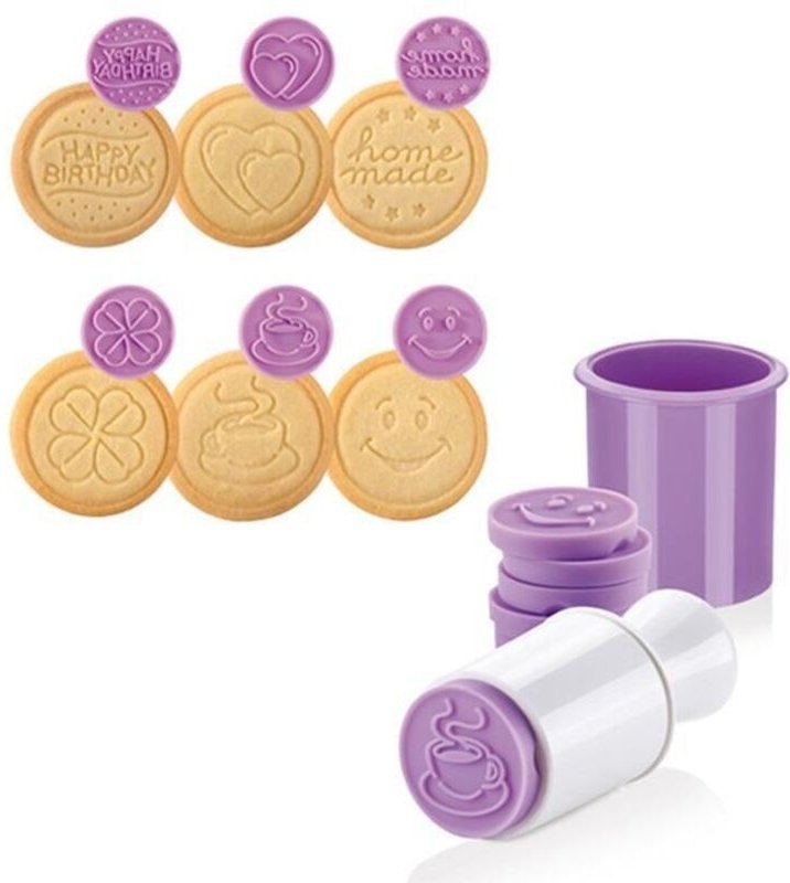 Delicia Keksstempel mit 6 verschiedenen Dekorationen